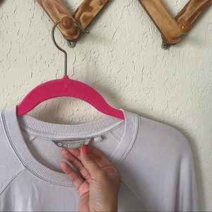Athleta Blush Sweatshirt Dress XS